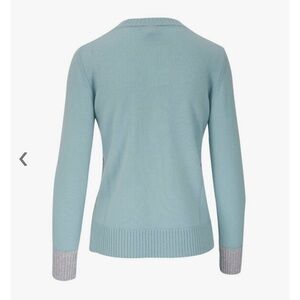KINROSS
Seafoam Contrast Trim Crewneck Sweater size XS